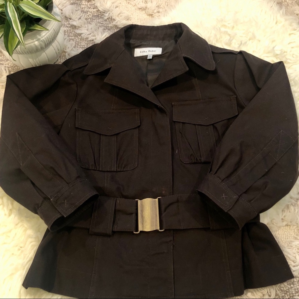 Zara Basic Belted Jacket - image 2